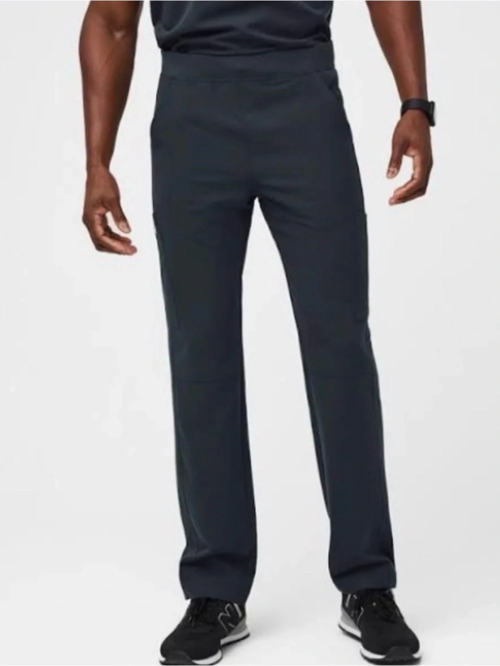 FIGS Axim Cargo Scrub Pants Dark Harbor Size L Straight Leg